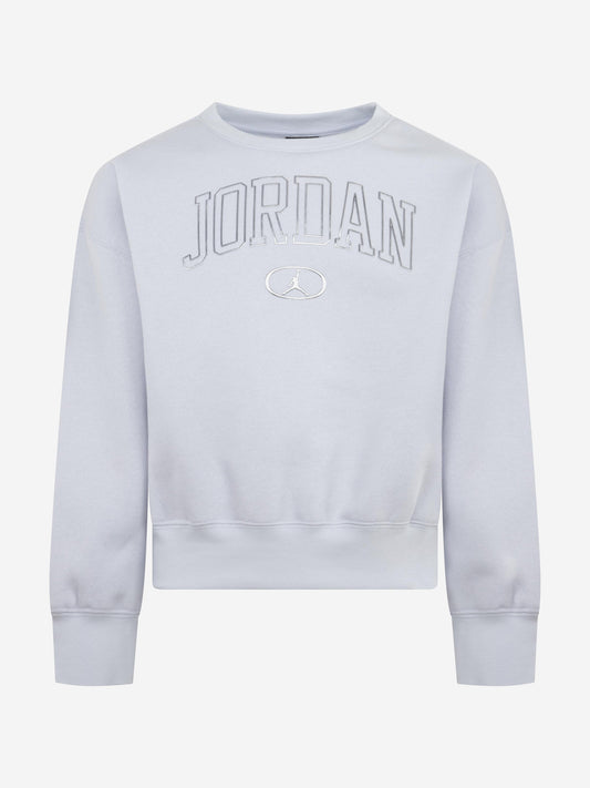 Girls Logo Sweatshirt in Grey