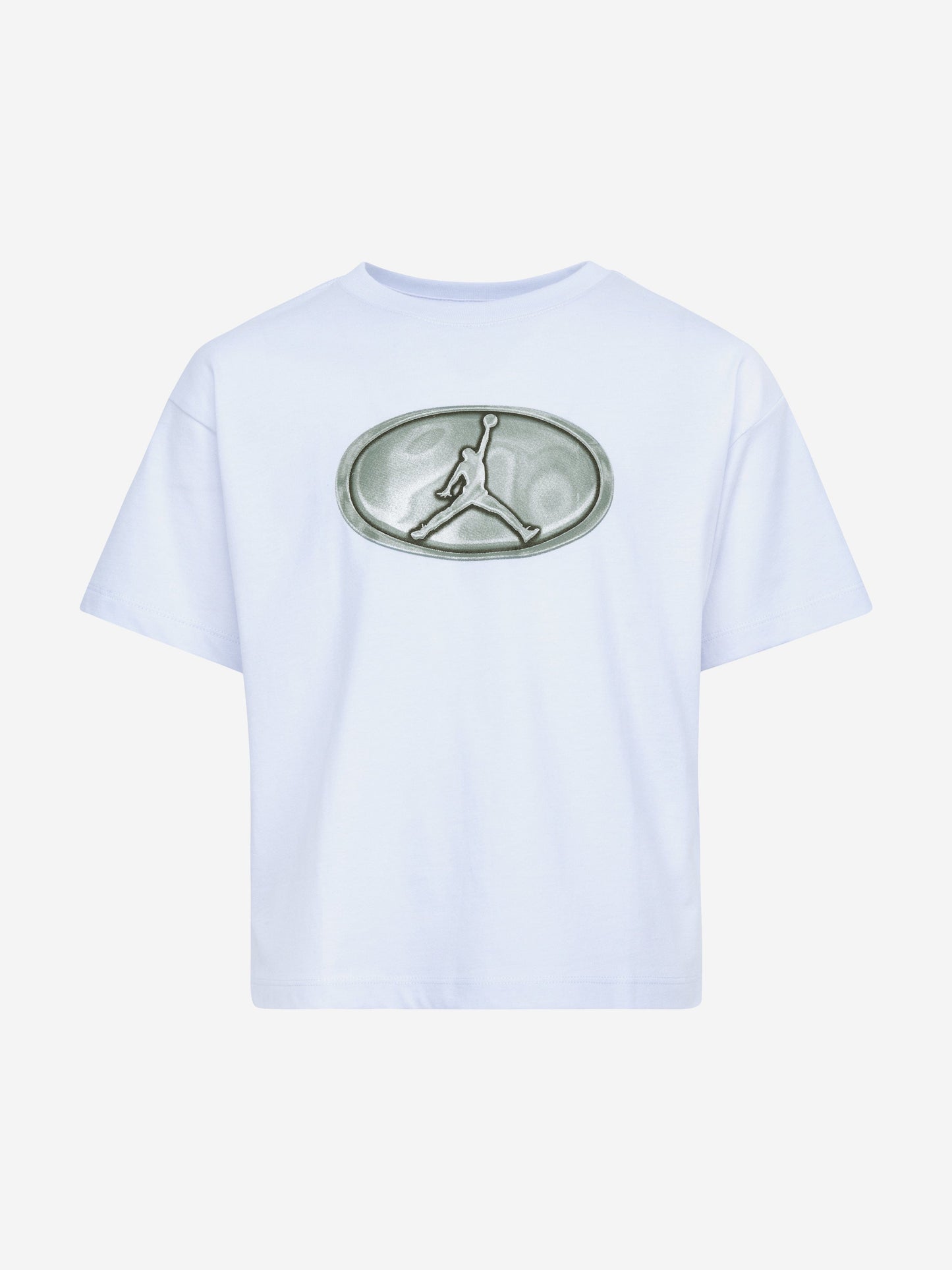 Girls Logo T-Shirt in Grey