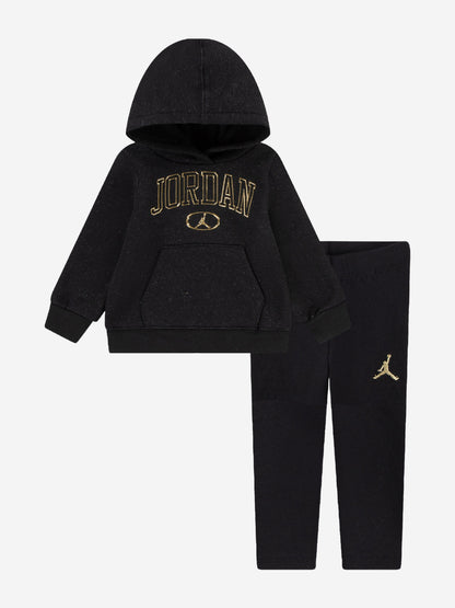 Girls See Me Shine Legging Set in Black