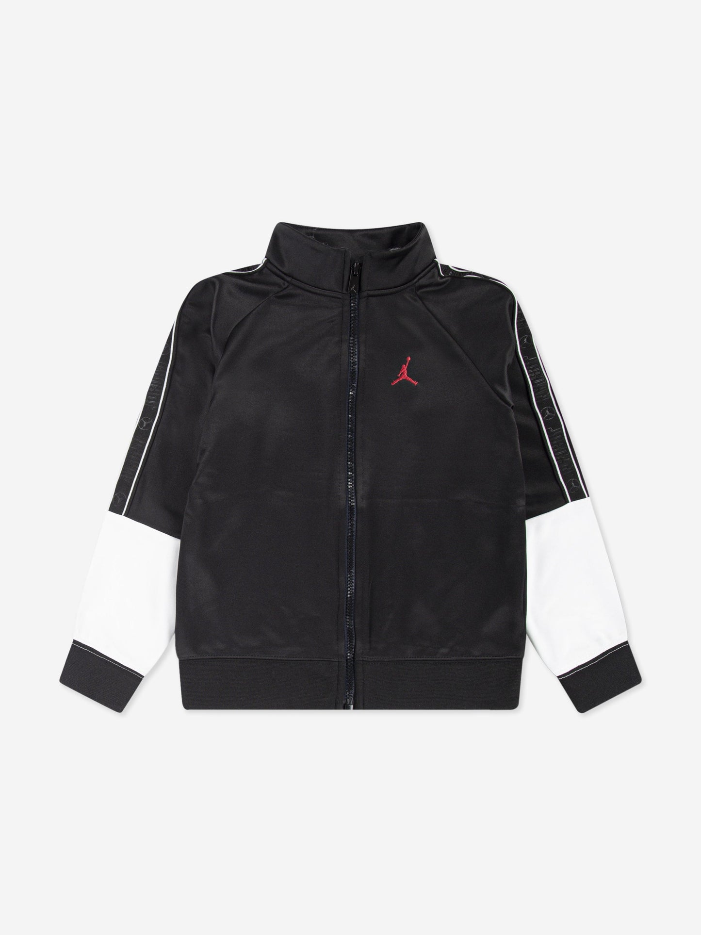 Kids Colourblock Tricot Taping Tracksuit in Black