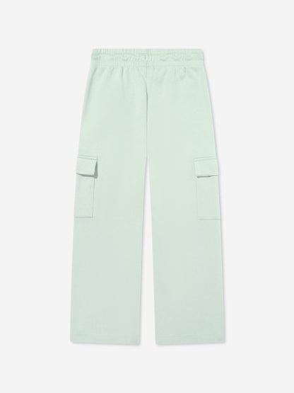 Girls Y2K Cargo Tousers in Green