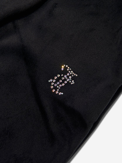Juicy Couture 女童 Diamante Logo 喇叭裤（黑色）