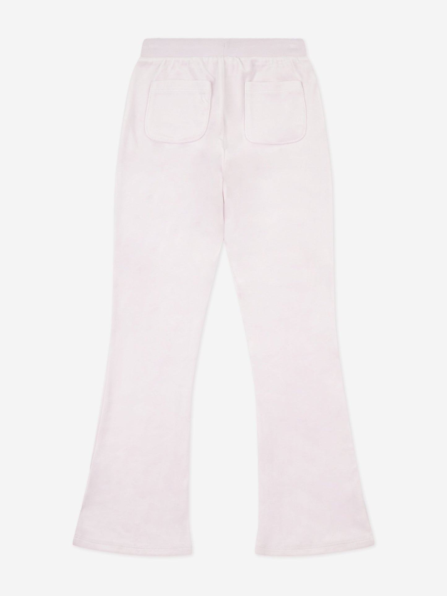Girls Diamante Bootcut Joggers in Purple