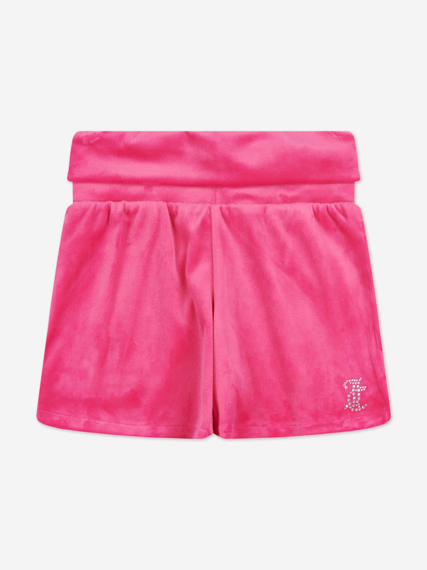 Girls Fold Over Waist Shorts in Pink