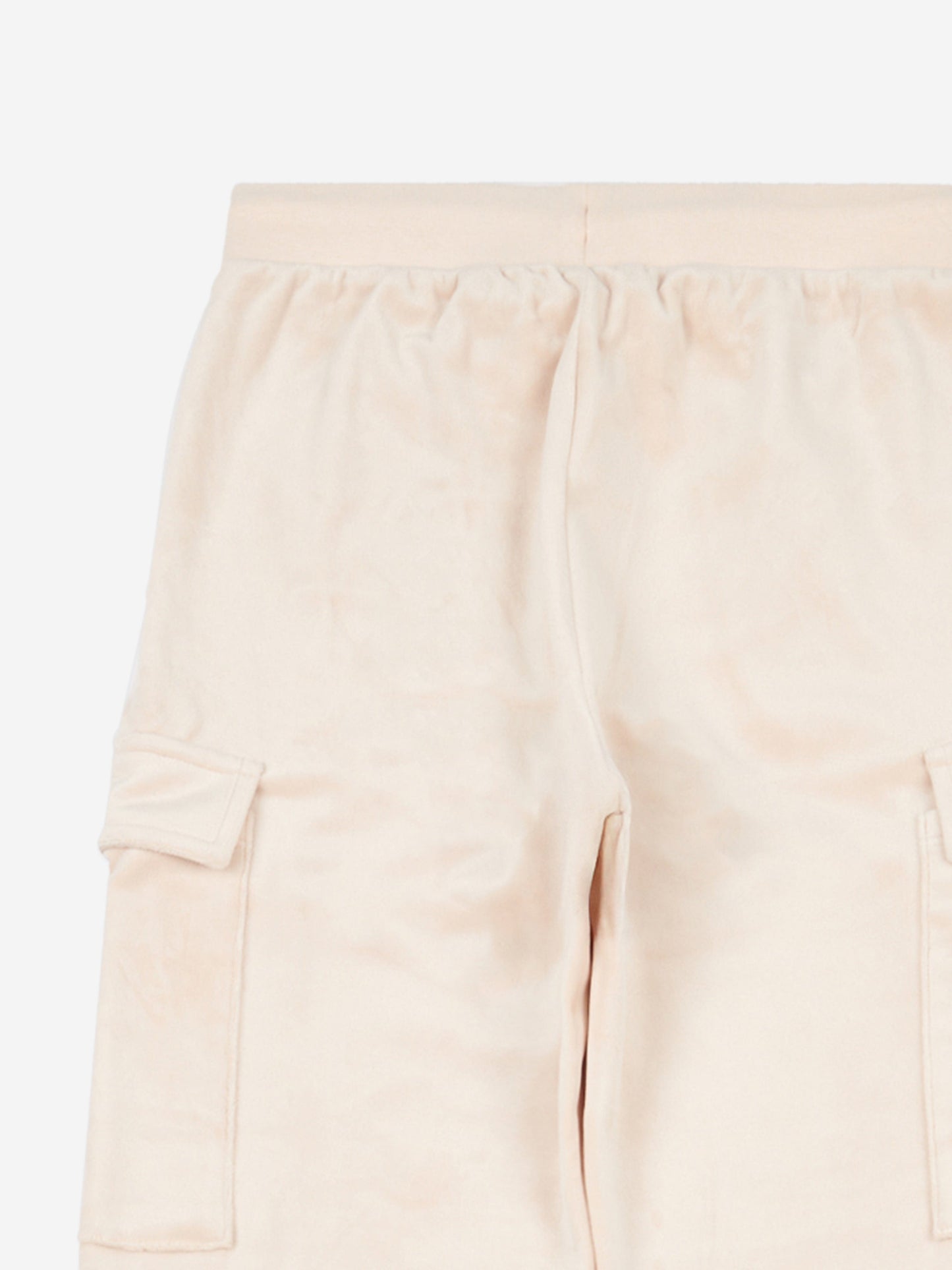 Girls Cargo Cuffed Joggers in Beige