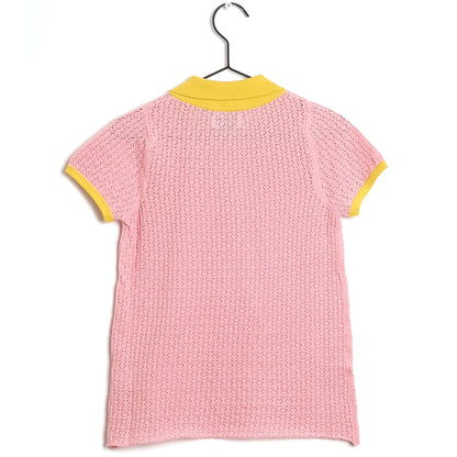 Girls Pale Pink Cotton Jumper