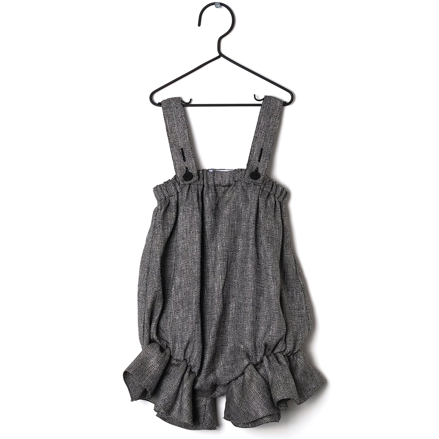 Baby Black Linen Jumpsuit
