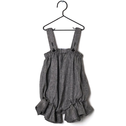 Baby Black Linen Jumpsuit