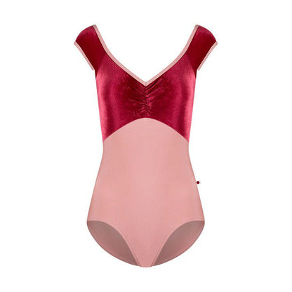 女士红色"Elli/N-Antique Rose/V-Cerise/N-Antique Rose"芭蕾舞连体衣