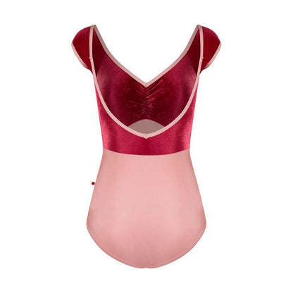 女士红色"Elli/N-Antique Rose/V-Cerise/N-Antique Rose"芭蕾舞连体衣