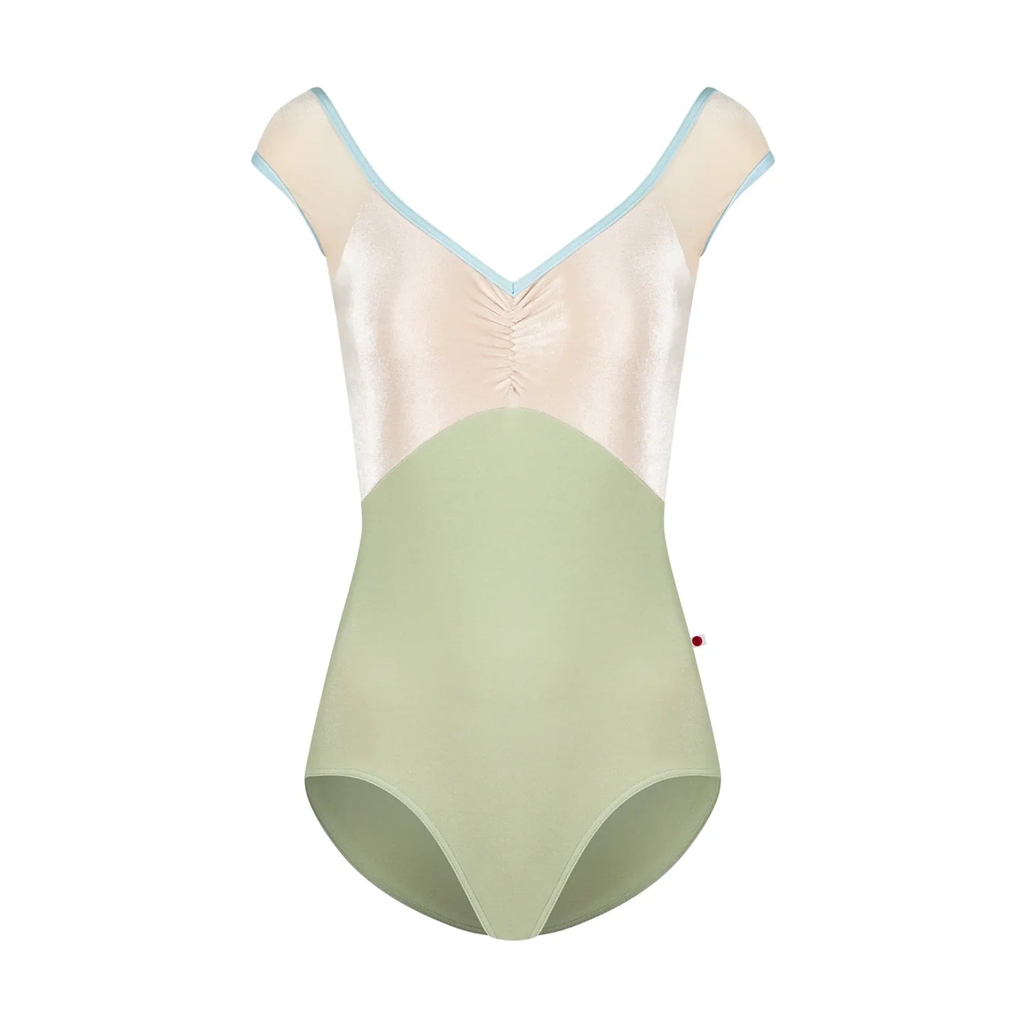 女士绿色"Elli/N-Ginko/V-Buttermilk/N-Mirror"芭蕾舞连体衣