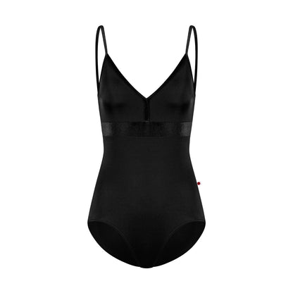 女士黑色"Zoe/T-Black/T-Black/V-Black/V-Black"芭蕾舞连体衣