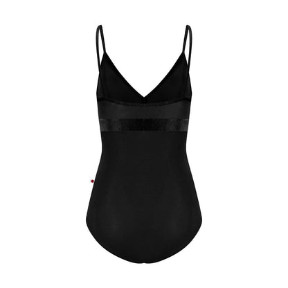 女士黑色"Zoe/T-Black/T-Black/V-Black/V-Black"芭蕾舞连体衣