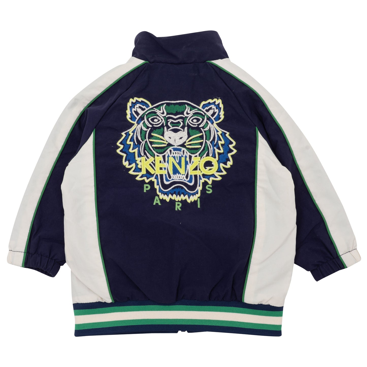 男童蓝色拉链上衣