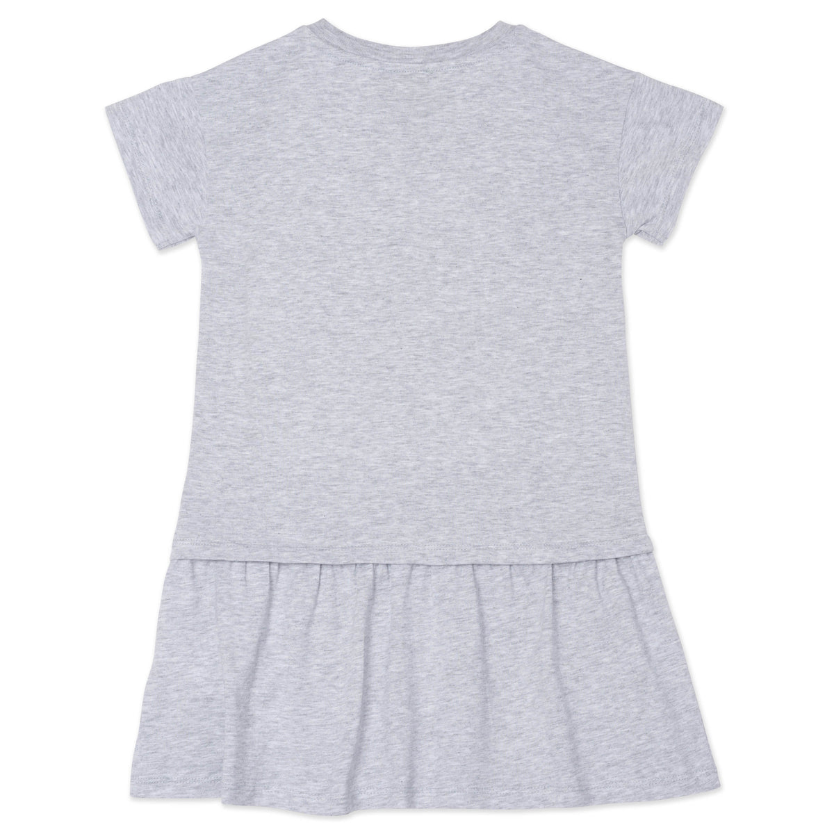 Girls Grey Elephant Cotton Dress