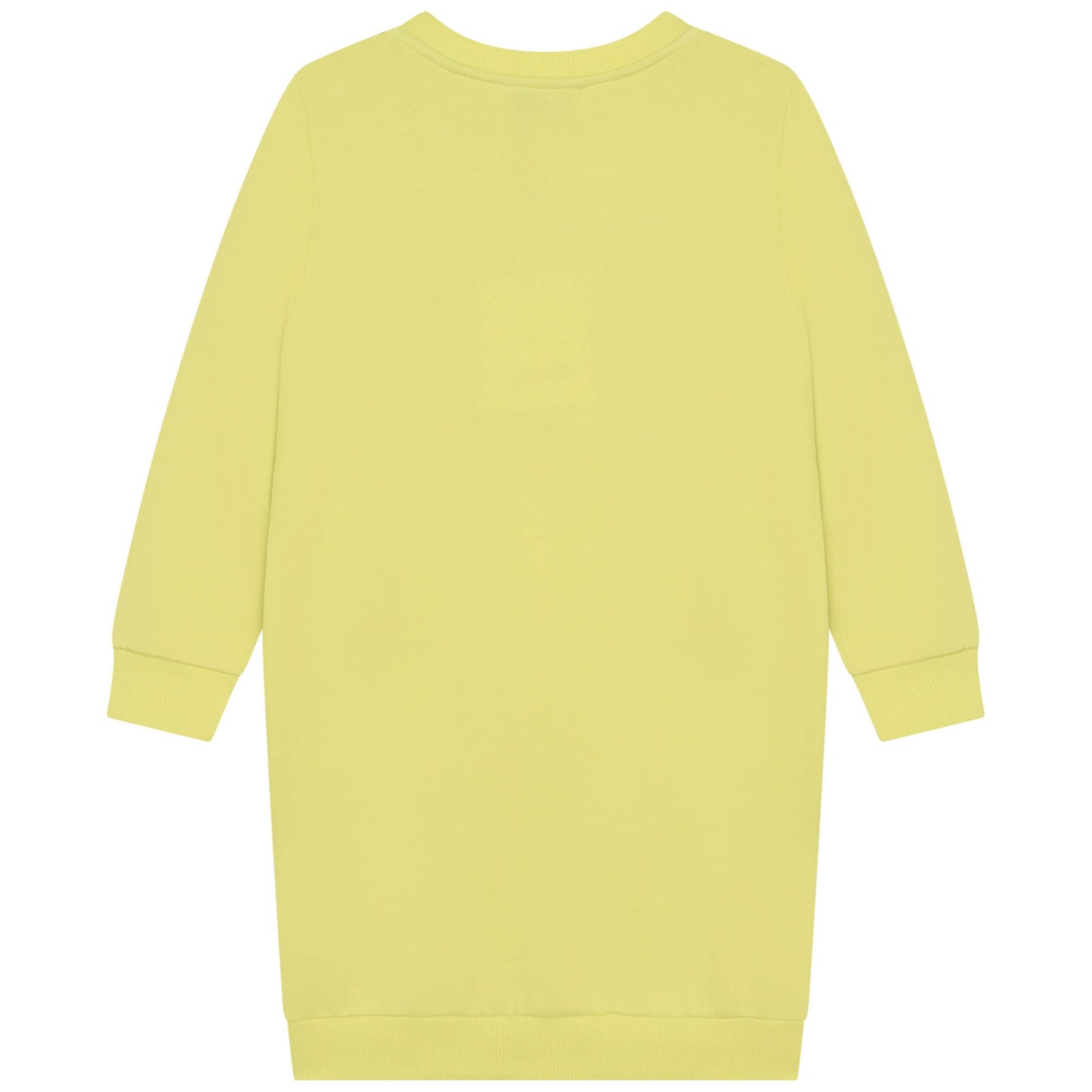 女童黄色虎头卫衣连衣裙