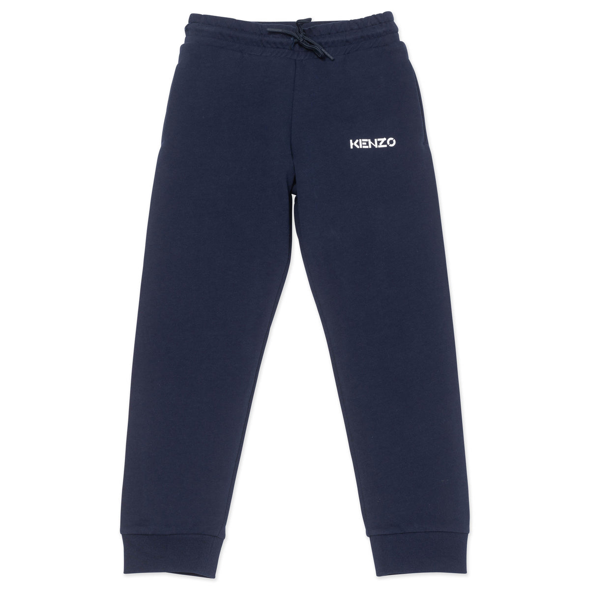 Girls Navy Cotton Trousers