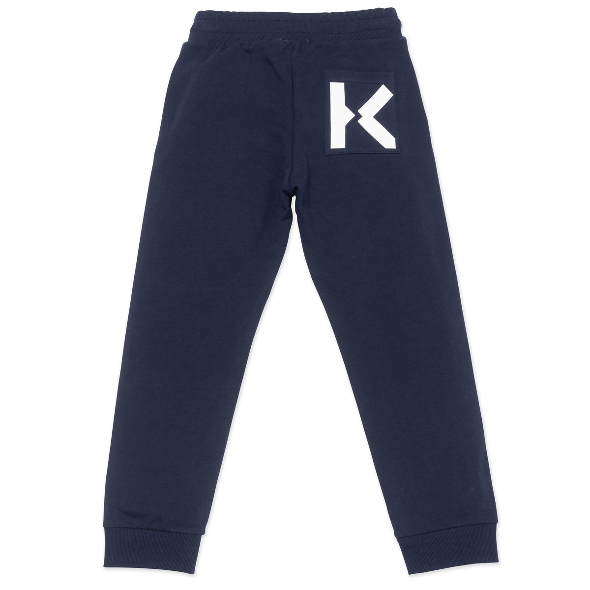 Girls Navy Cotton Trousers
