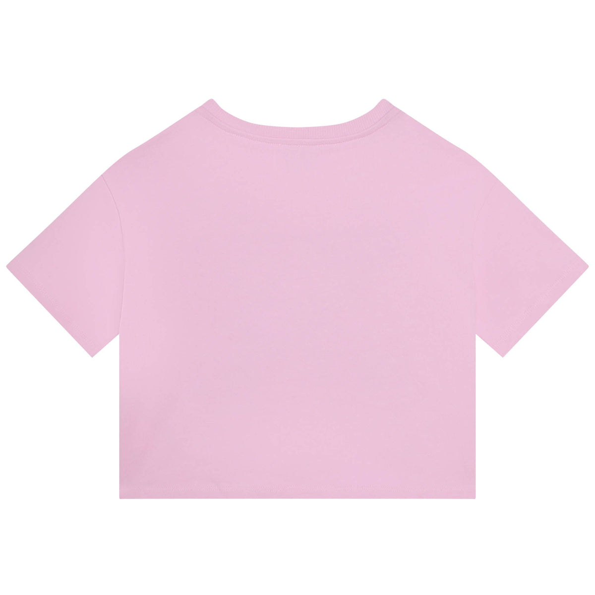 女童白色Logo棉T恤