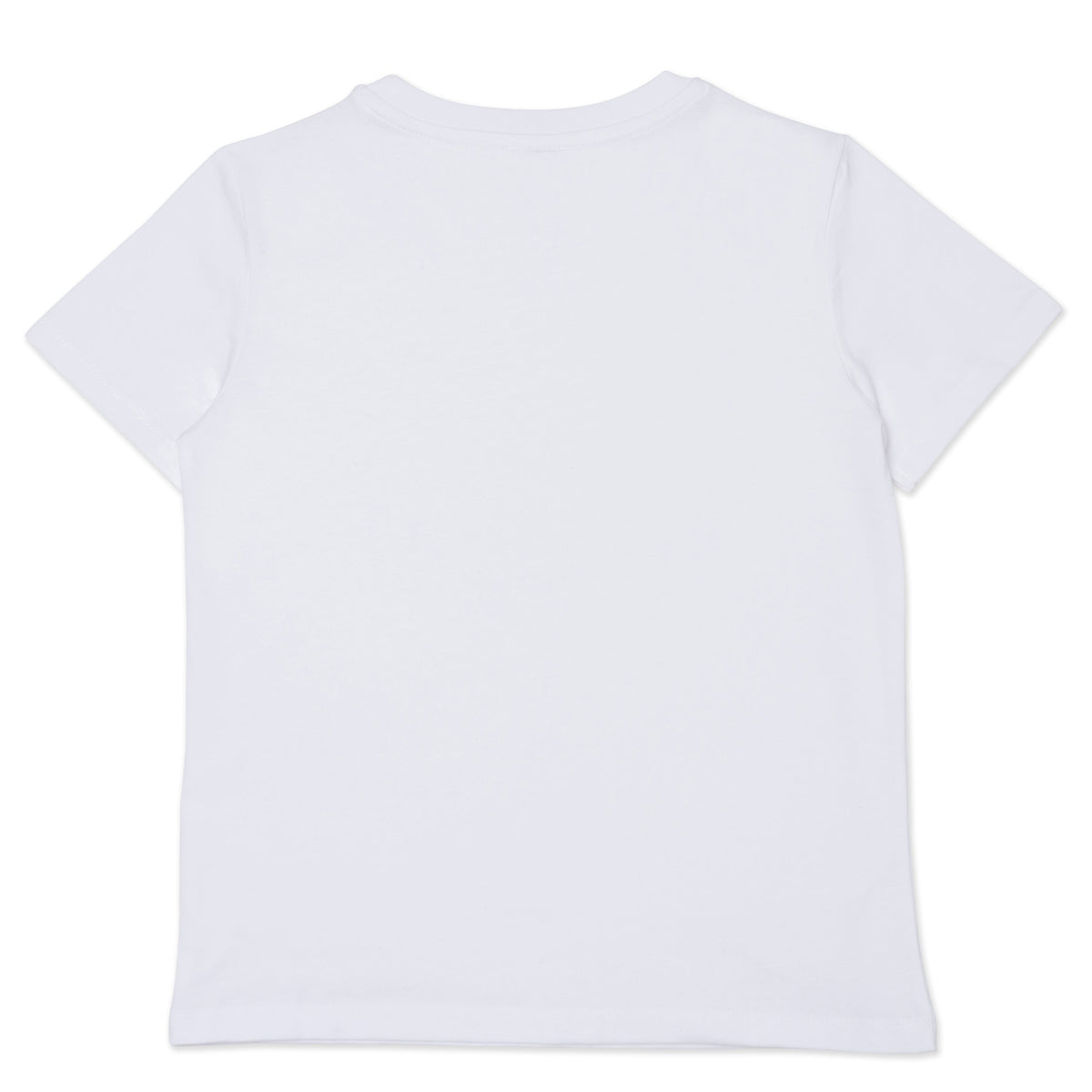 Boys White Tiger Cotton T-Shirt