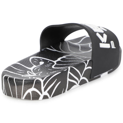 儿童黑色Logo凉鞋