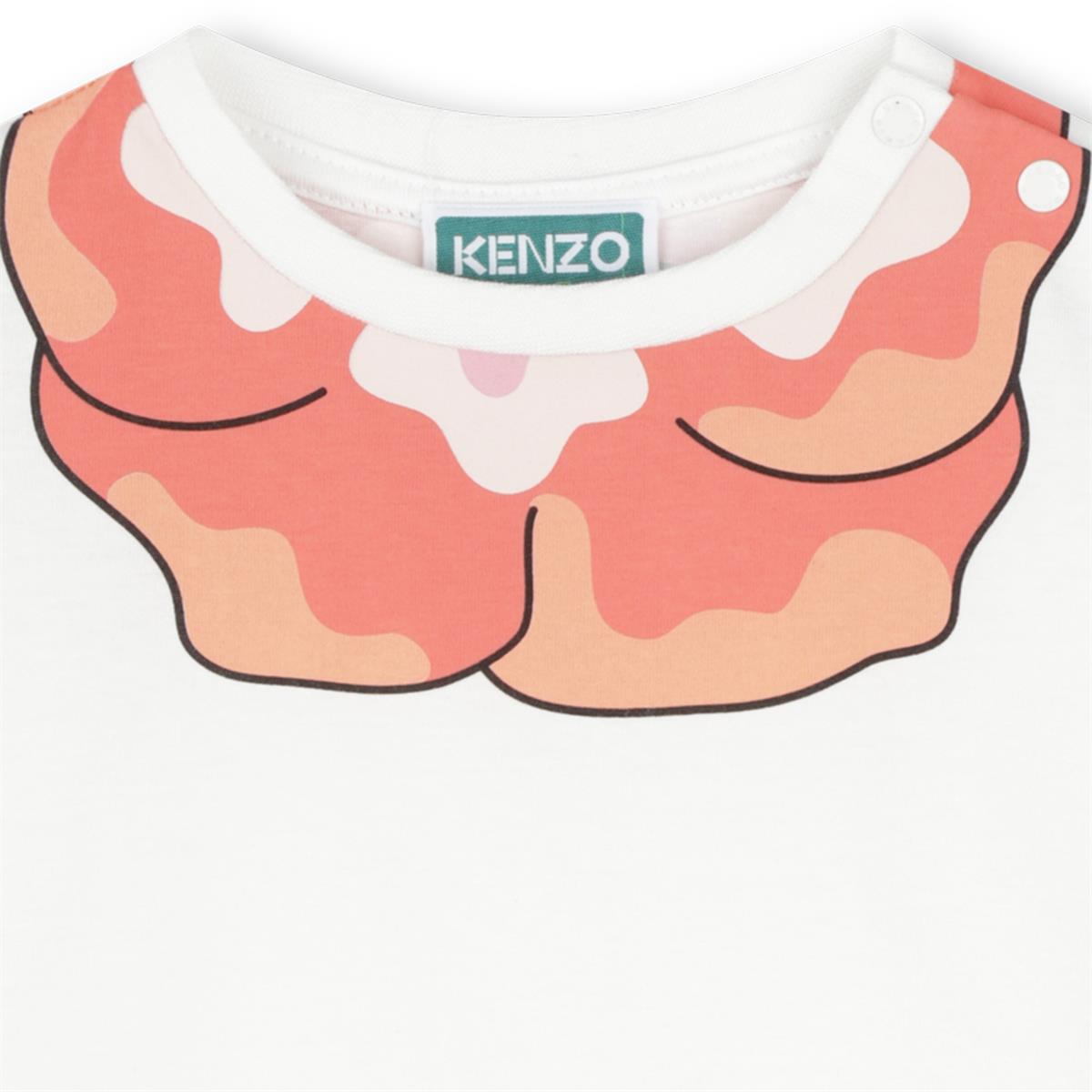 女婴白色棉连衣裙