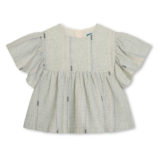 女童米色上衣