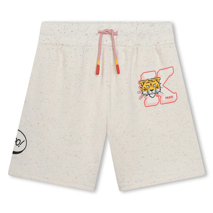 女童象牙白棉短裤