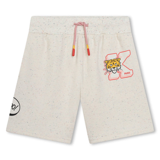 女童象牙白棉短裤