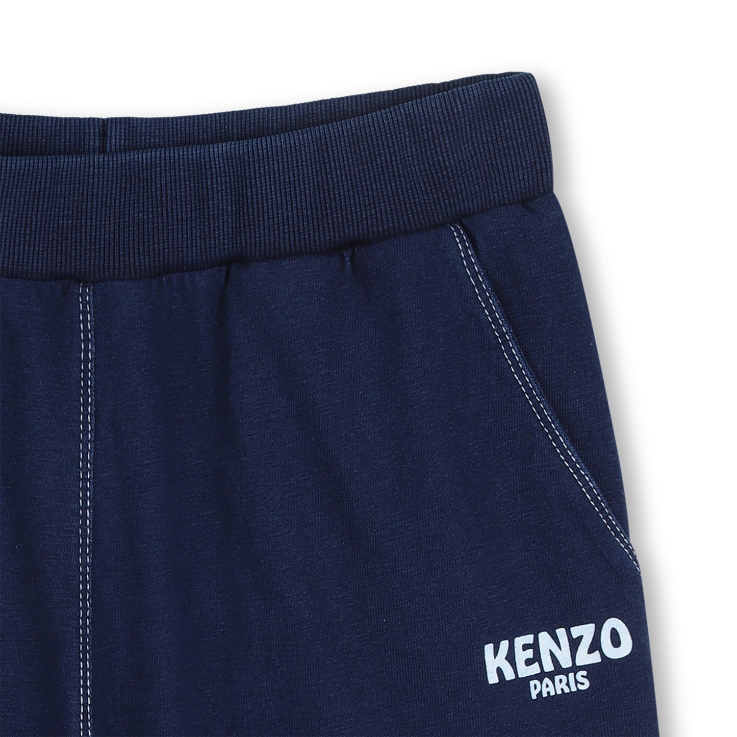 男童蓝色棉短裤