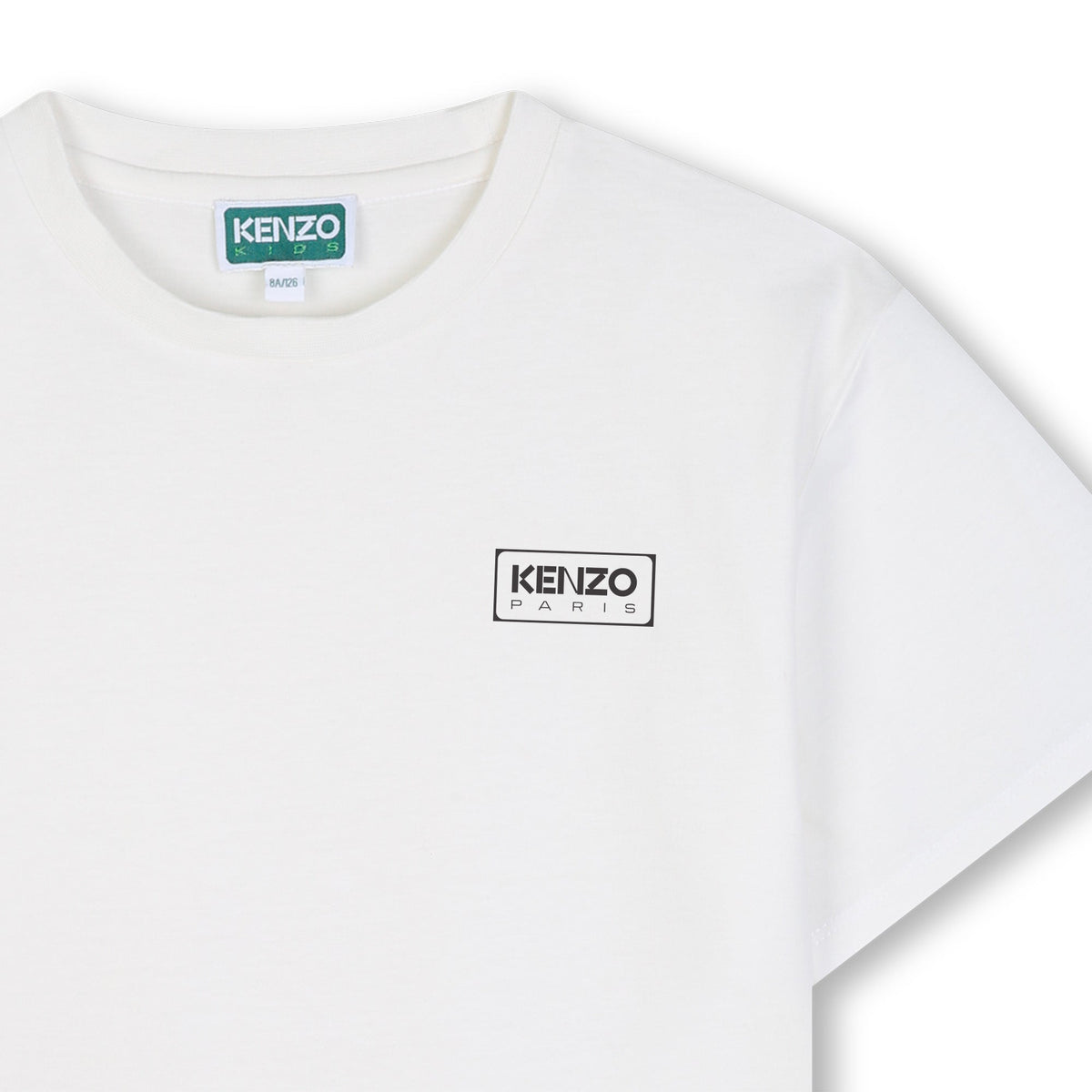 儿童白色棉T恤