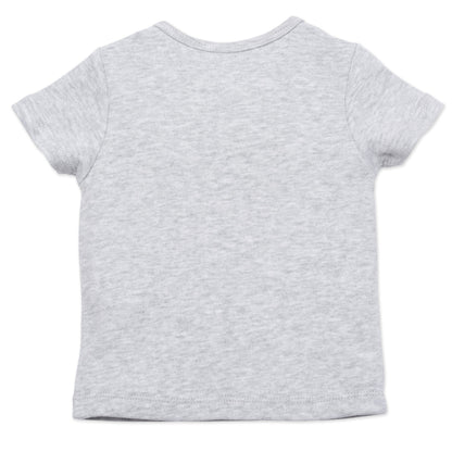 Baby Girls Grey Elephant Cotton T-Shirt