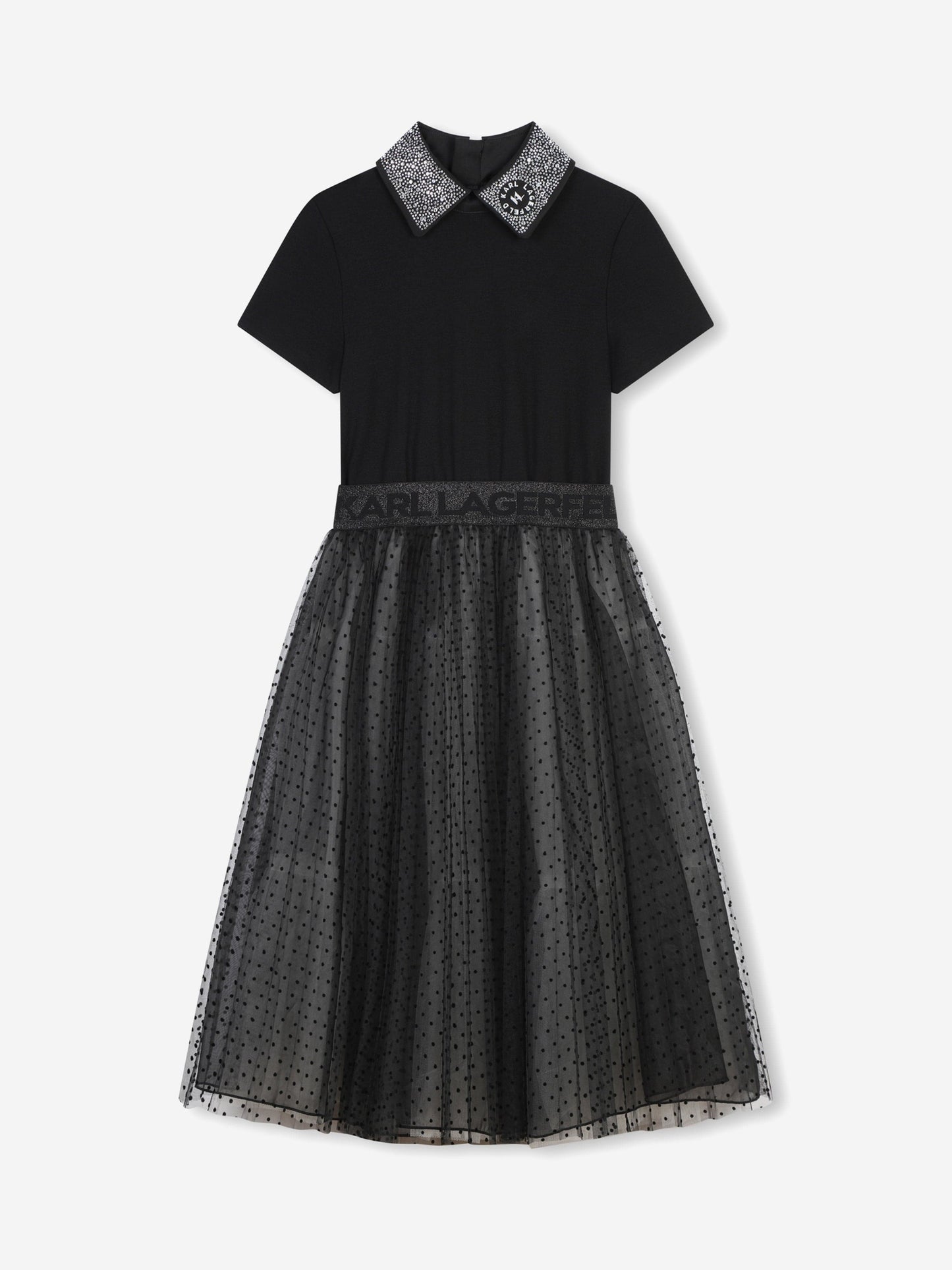 Karl Lagerfeld 女童黑色礼服