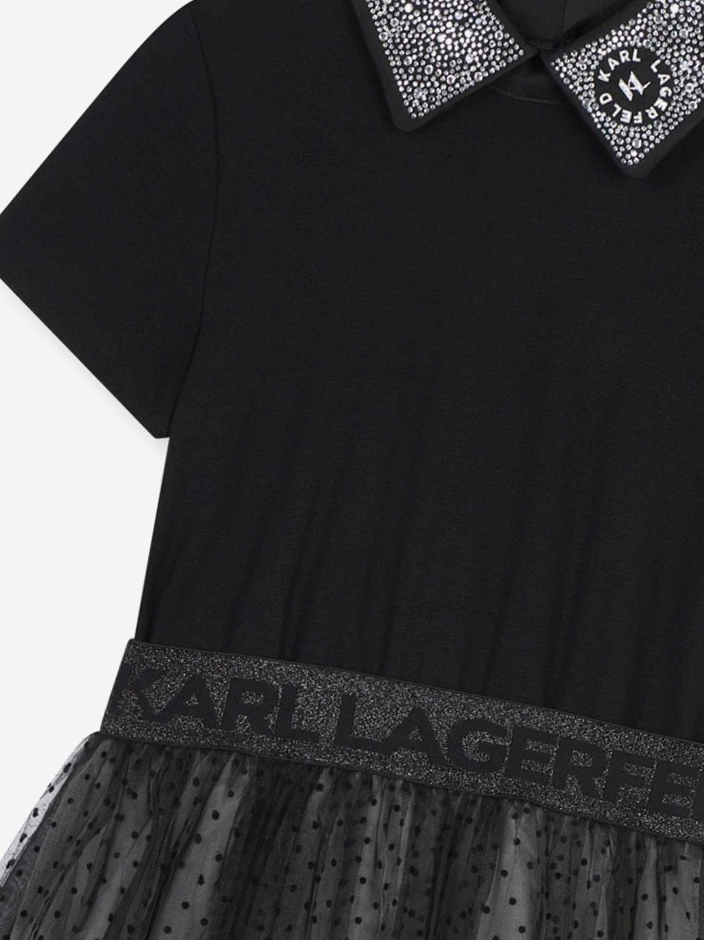 Karl Lagerfeld 女童黑色礼服