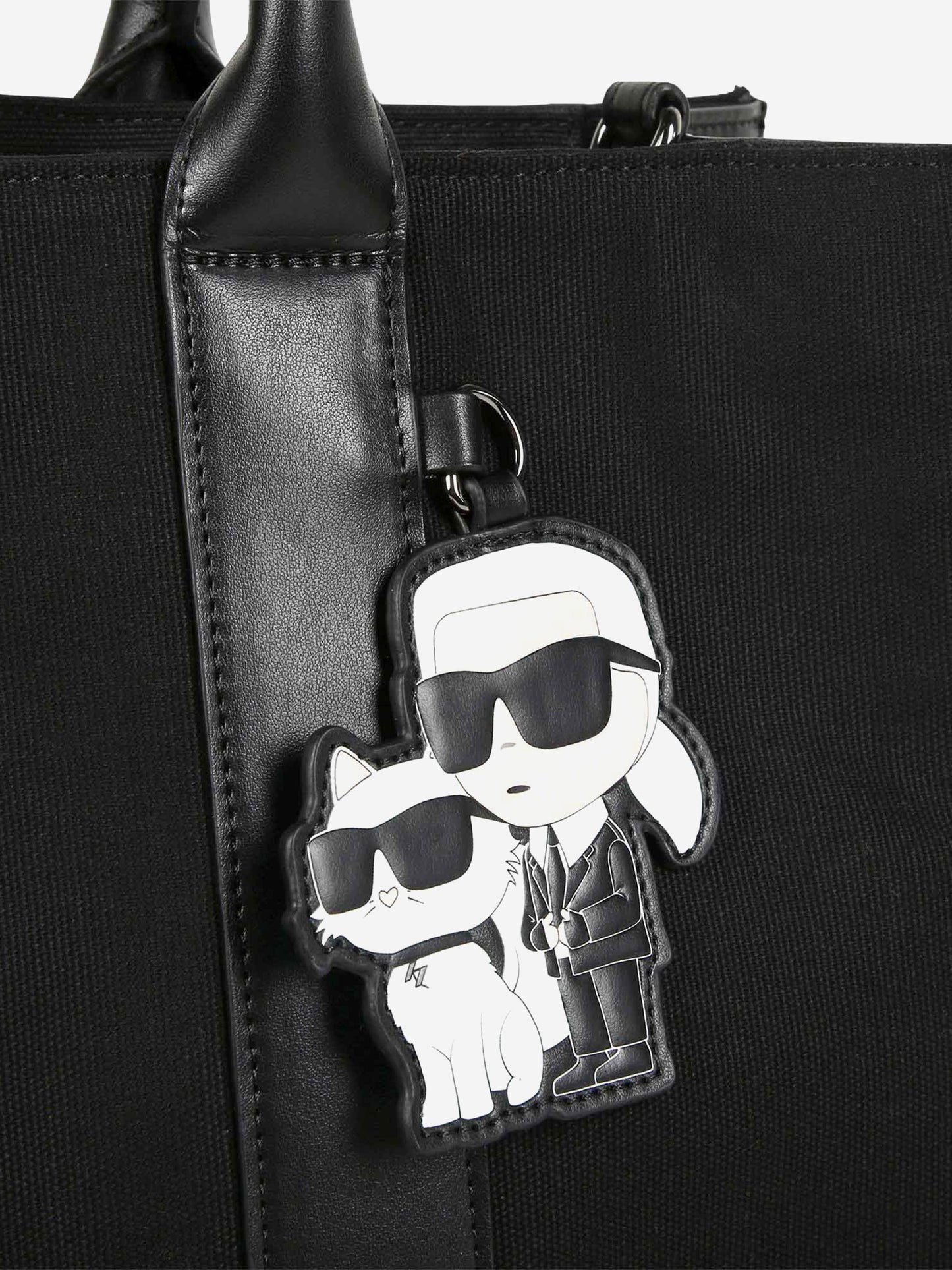 Karl Lagerfeld 婴儿徽标尿布包 黑色 (42 厘米)