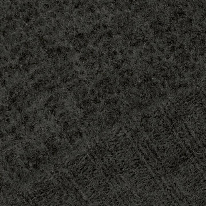 儿童黑色针织帽子