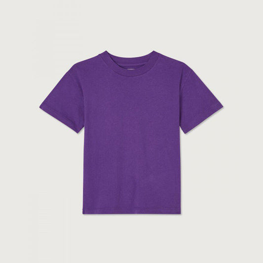 儿童紫色棉T恤