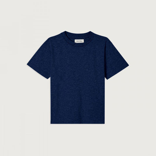儿童藏青色棉T恤