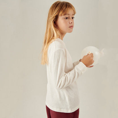 儿童白色棉T恤