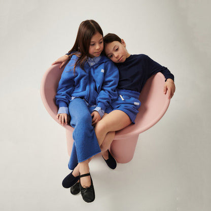 儿童藏青色棉T恤