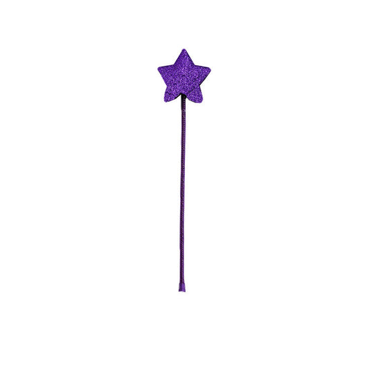 紫色闪亮星星丝带魔法棒