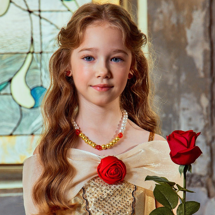 女童珍珠项链&手链套装