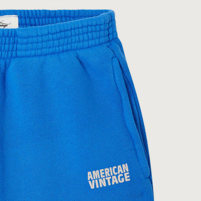 儿童蓝色棉长裤