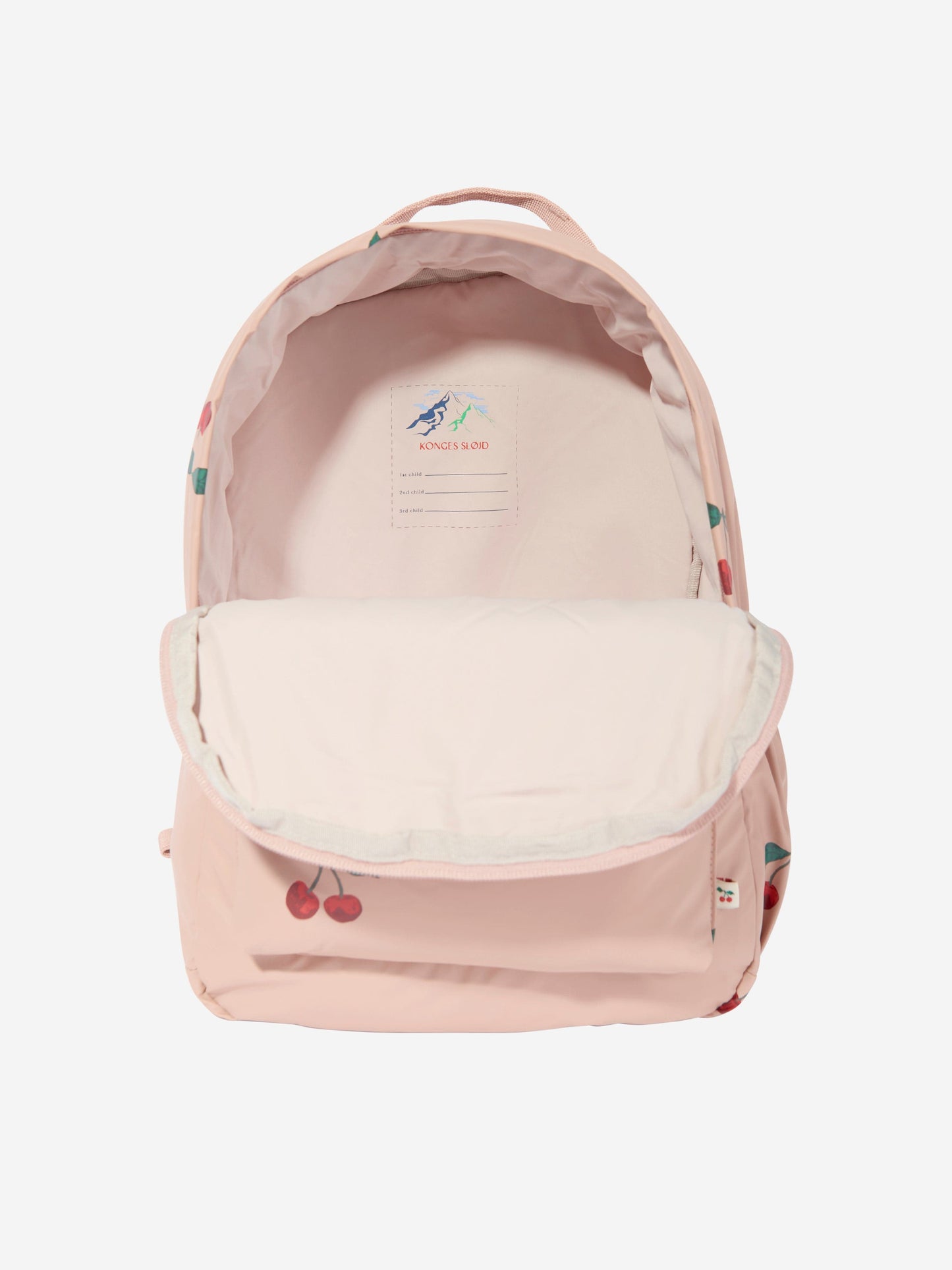 Konges Sløjd Girls Ma Grande Rainy Days Backpack in Pink (34cm)