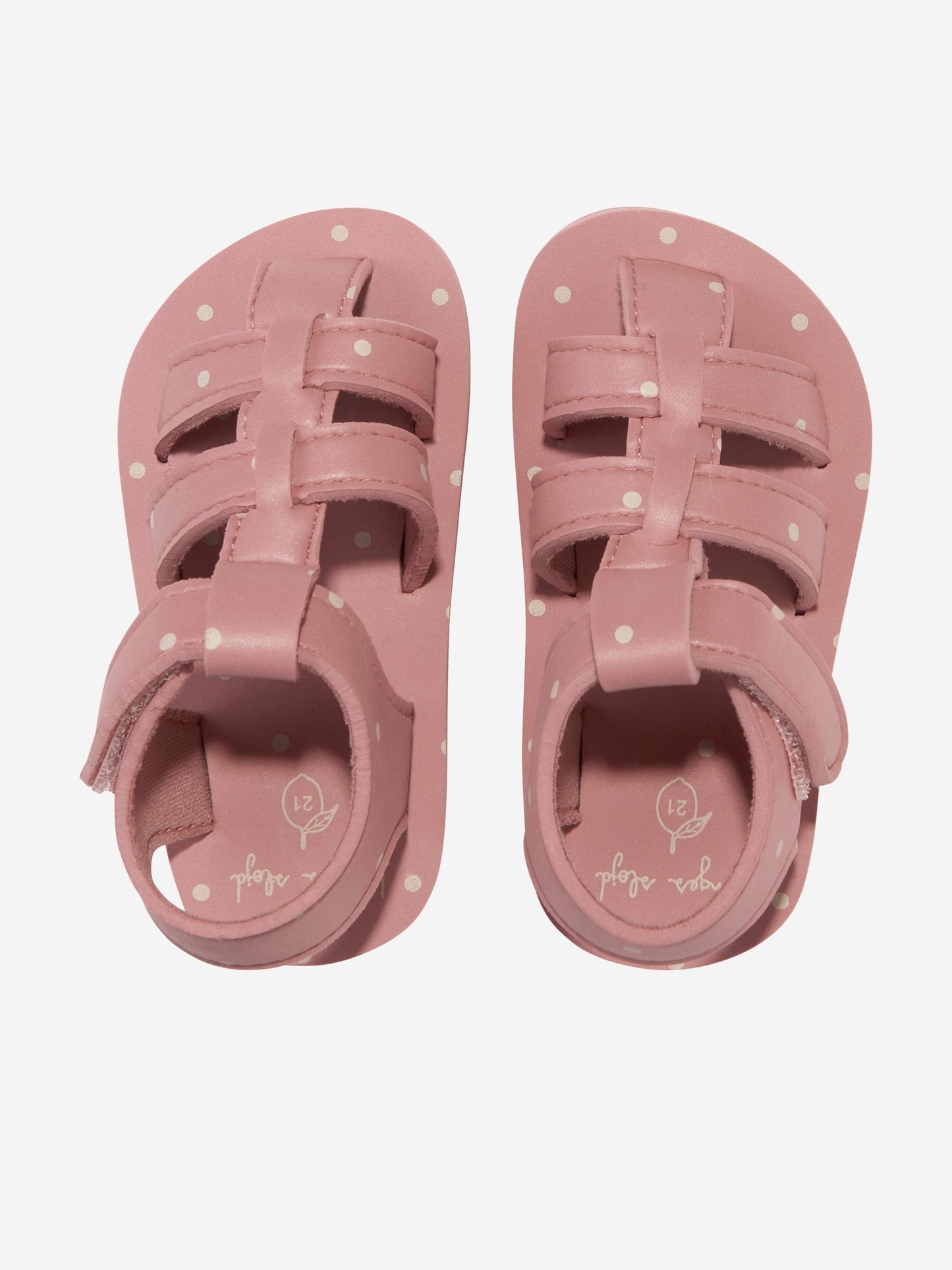Konges Slojd 女童粉色貂皮凉鞋