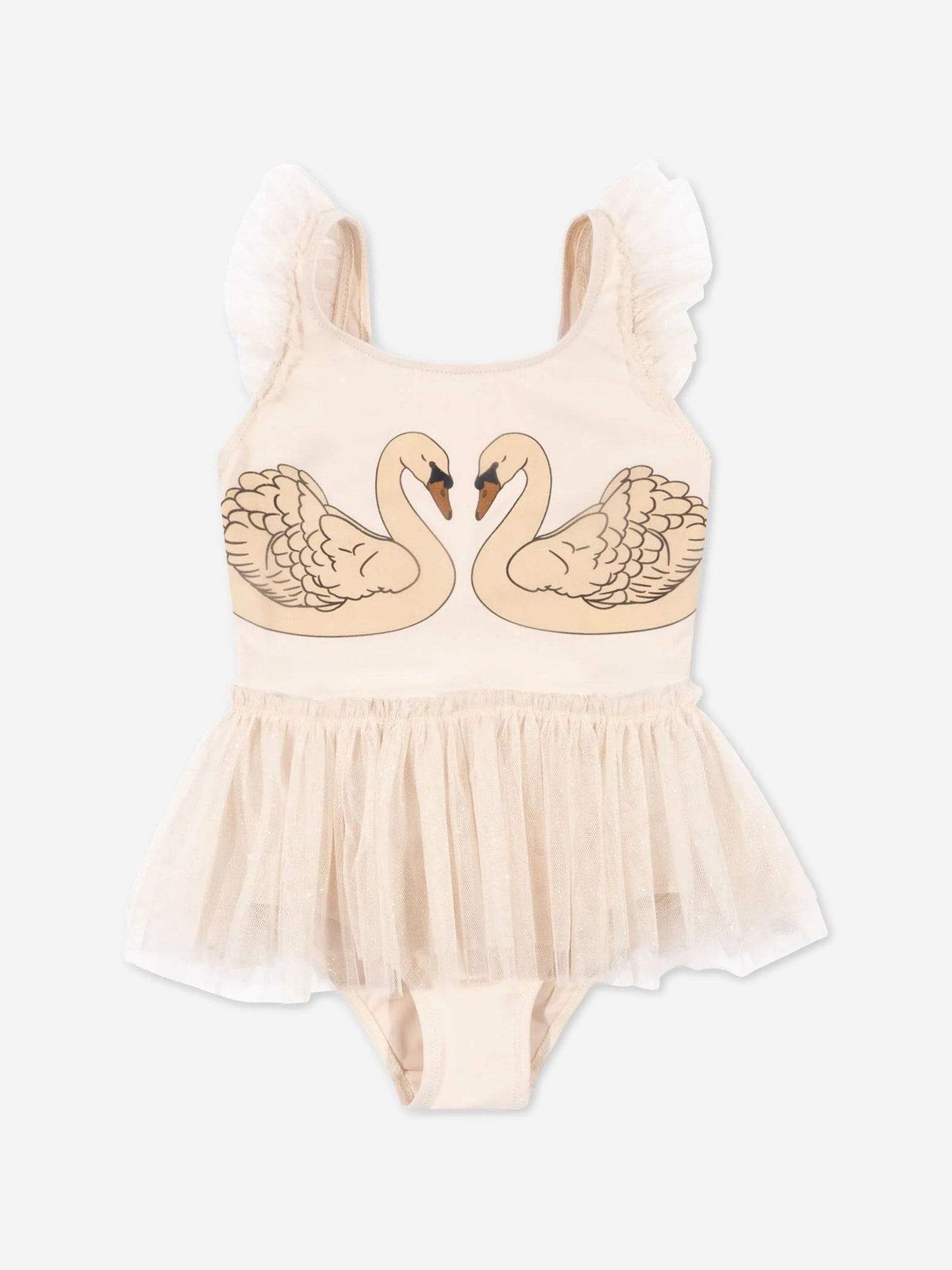 Konges Sløjd 女孩粉色 Strut Swan 泳衣