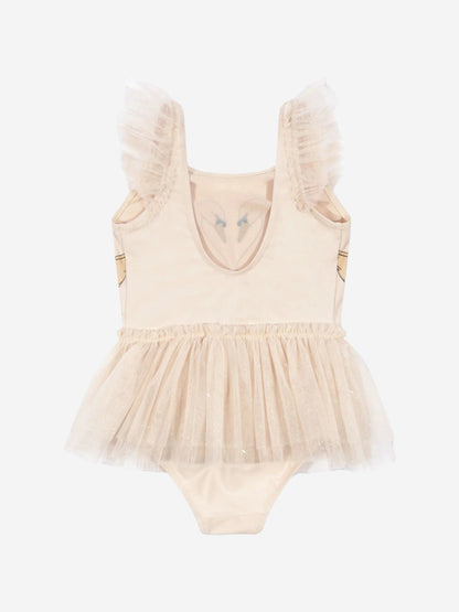 Konges Sløjd 女孩粉色 Strut Swan 泳衣