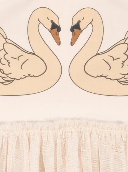 Konges Sløjd 女孩粉色 Strut Swan 泳衣