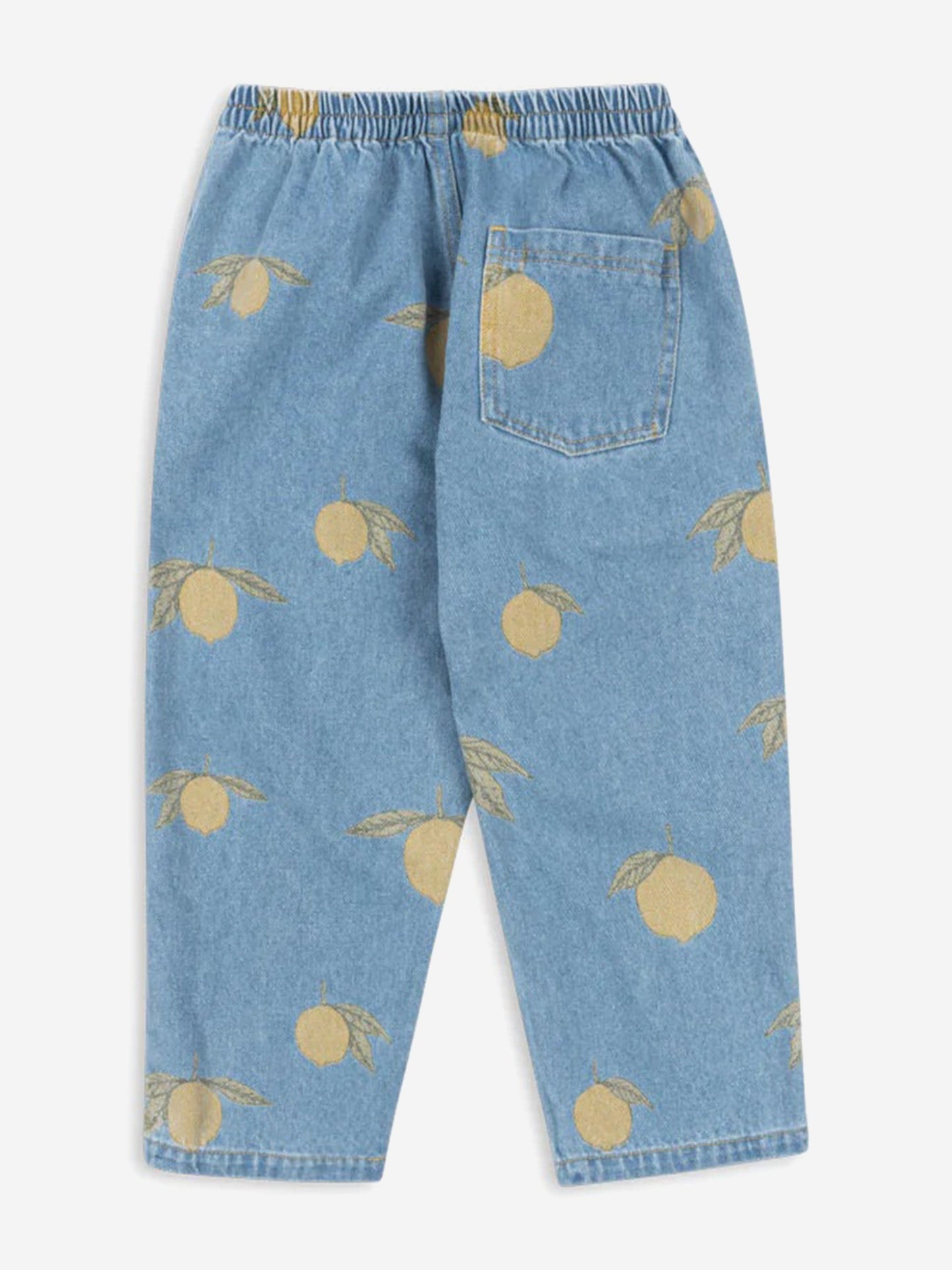 Kids Magot Lemon Soft Denim Pants in Blue