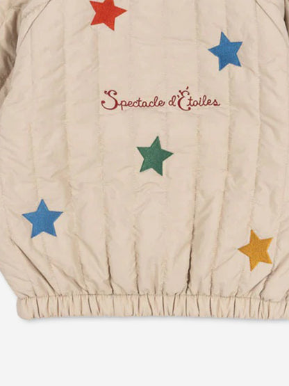 Kids Star Juno Bomber Jacket in Beige